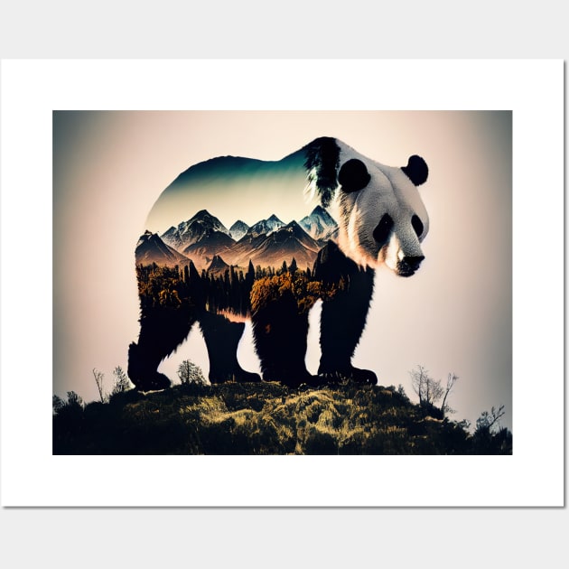 Asian Panda Wall Art by ABART BY ALEXST 